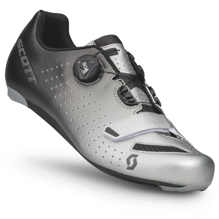 SCO SHOE ROAD COMP BOA - black fade/metallic silver