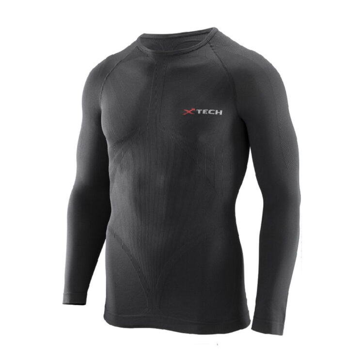 XTECH maglia tecnica energy manica lunga nero